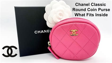 chanel coin pouch|chanel round coin purse.